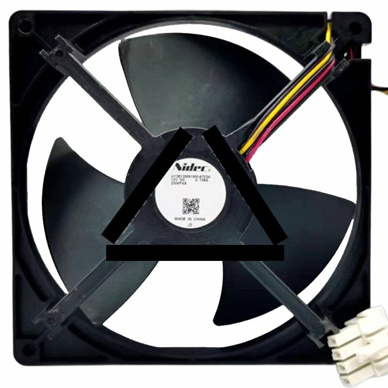 Nidec U12E12MS1M3-52Z20 DC 12V 0.136A 4 Wires 12032 Axial Cooling Fan