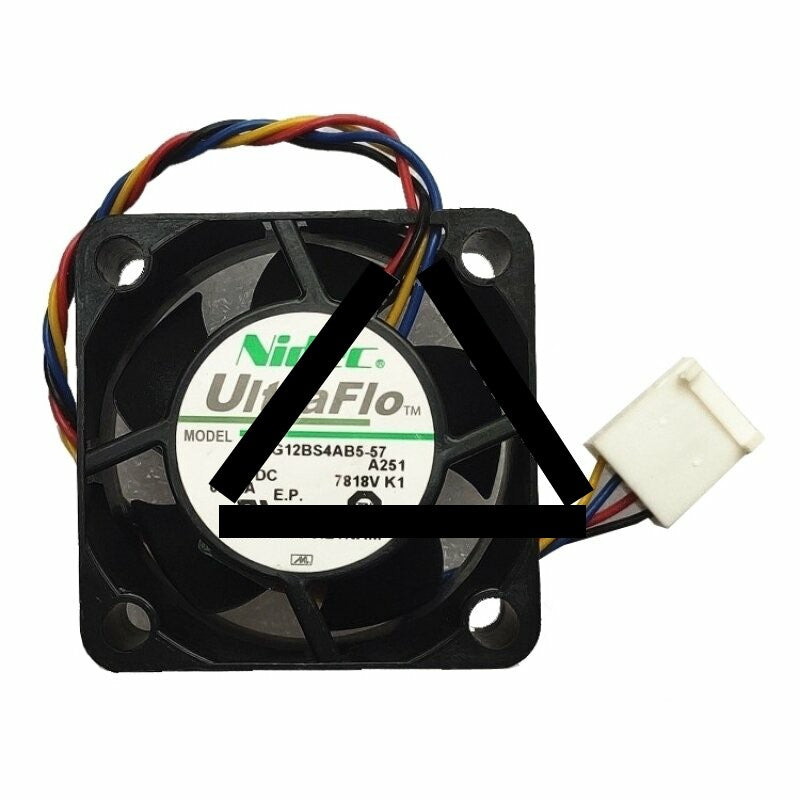 Nidec U40G12BS4AB5-57 DC 12V 0.12A 4 Wires Axial Cooling Fan