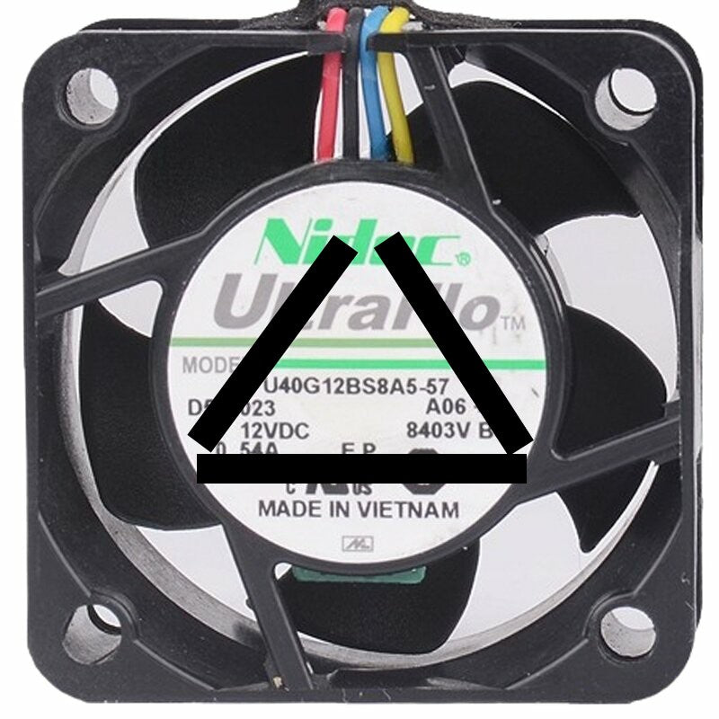 Nidec U40G12BS8A5-57A06 12V 0.54A 4 Wires Cooling Fan