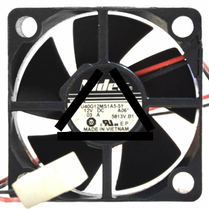 Nidec U40G12MS1A5-51 DC 12V 0.03A 2 Wires / 3 Wires Axial Cooling Fan
