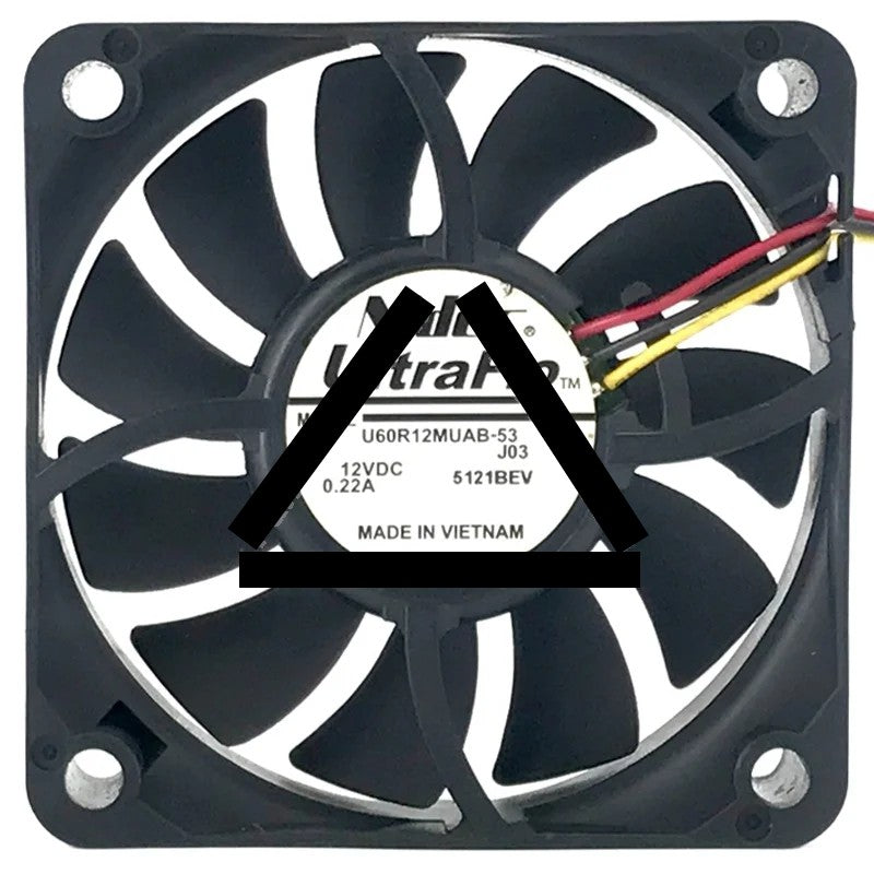 Nidec U60R12MUAB-53J03 DC 12V 0.22A 2 / 3 Wires Axial Fan