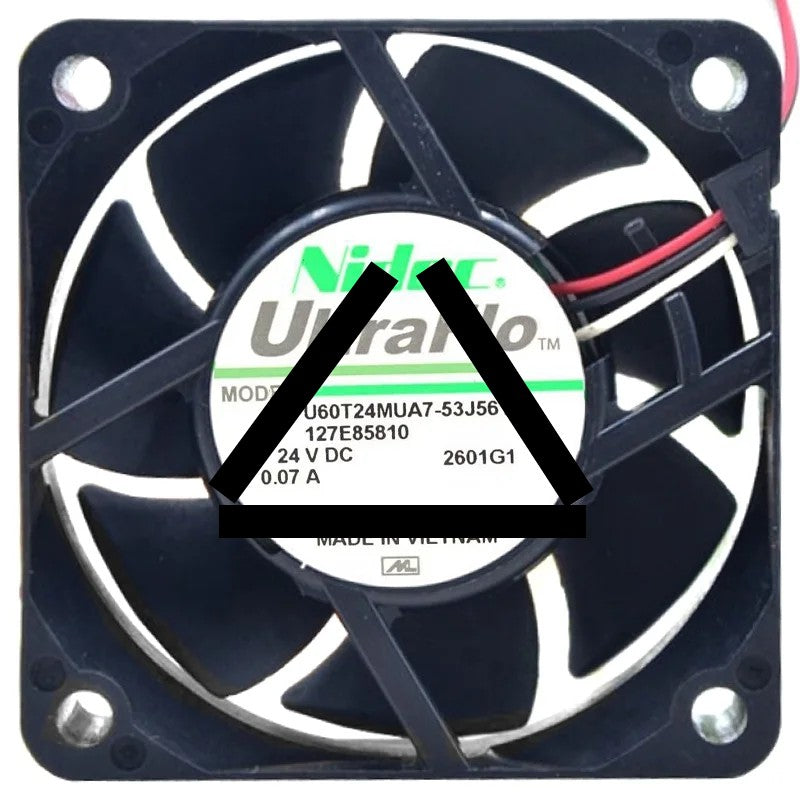 Nidec U60T24MUA7-53J561 24V 0.07A 2 / 3 Wires Cooling Fan