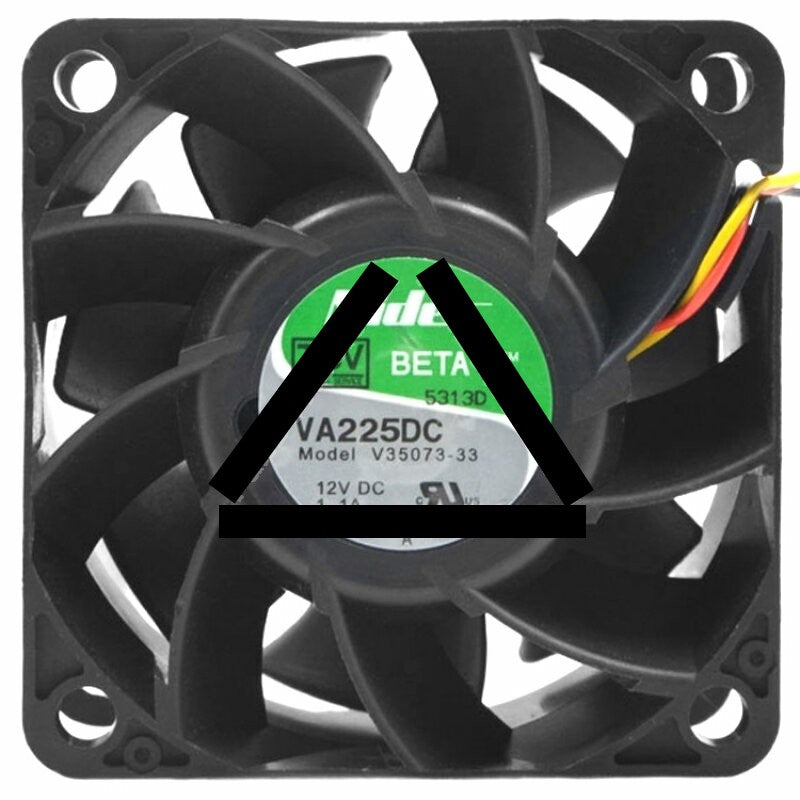 Nidec UA225DC V35073-33 DC 12V 1.1A 3 Wires Axial Cooling Fan