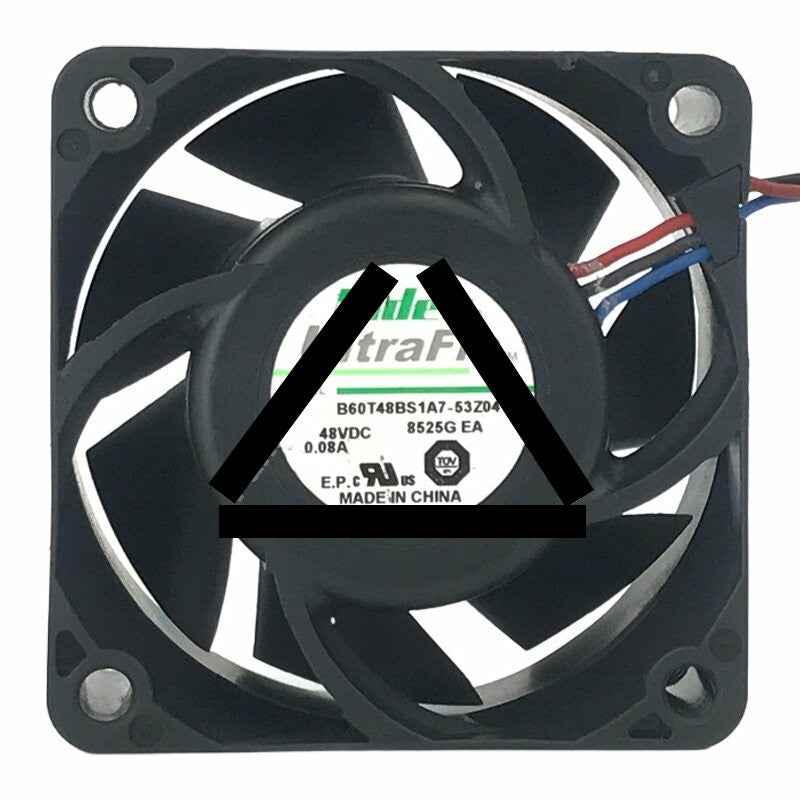 Nidec UltraFlo B60T48BS1A7-53Z041 DC 48V 0.08A 6025 Axial Cooling Fan