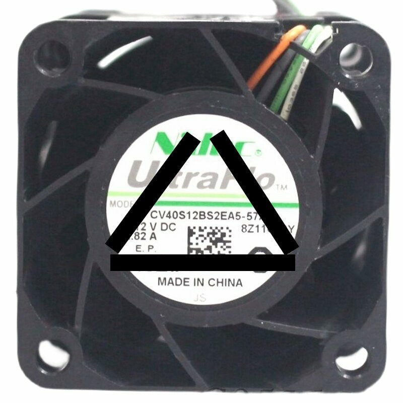 Nidec UltraFlo CV40S12BS2EA5-57A21 DC 12V 2.82A 8 Wires Axial Cooling Fan