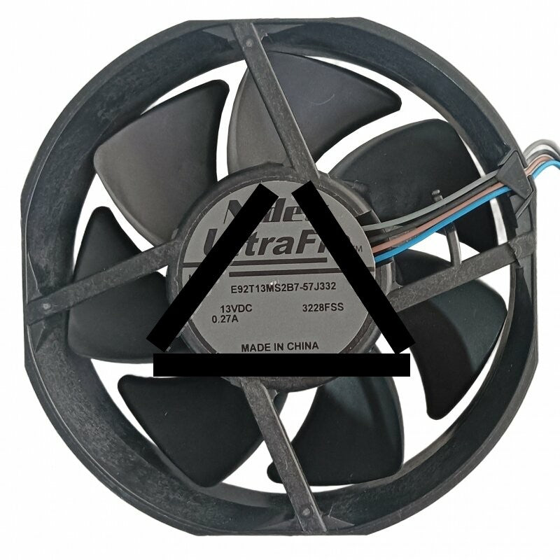 Nidec UltraFlo E92T13MS2B7-57J332 DC 13V 0.27A 4 Wires Axial Cooling Fan