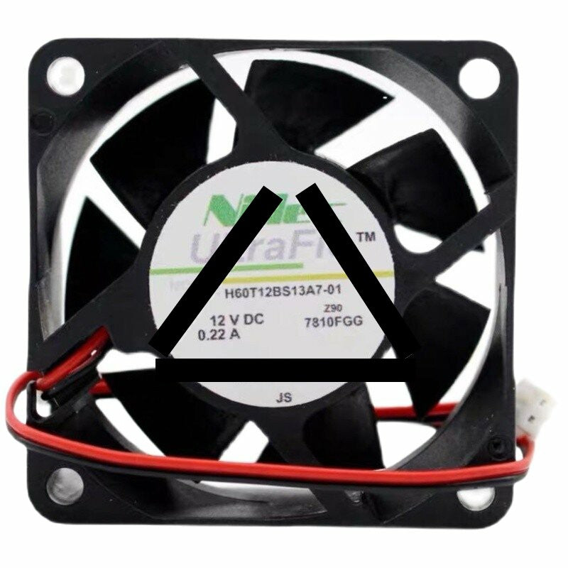 Nidec UltraFlo H60T12BS13A7-01 DC 12V 0.22A 6025 Axial Cooling Fan