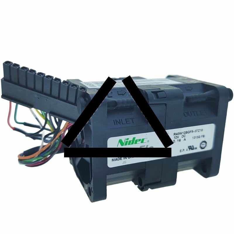 Nidec UltraFlo R40W12BGF9-07Z10 DC 12V 2.16A 8 Wires 4056 Axial Fan