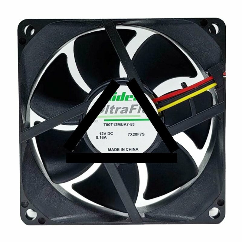 Nidec UltraFlo T80T12MUA7-53 DC 12V 0.18A 8025 Axial Cooling Fan