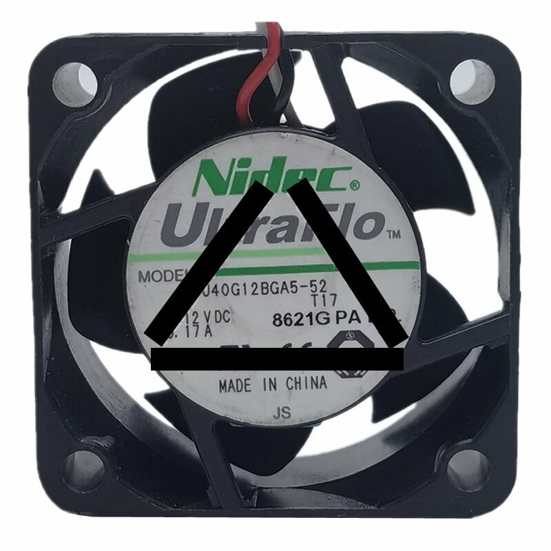 Nidec UltraFlo U40G12BGA5-52 DC 12V 0.17A 4020 Axial Cooling Fan