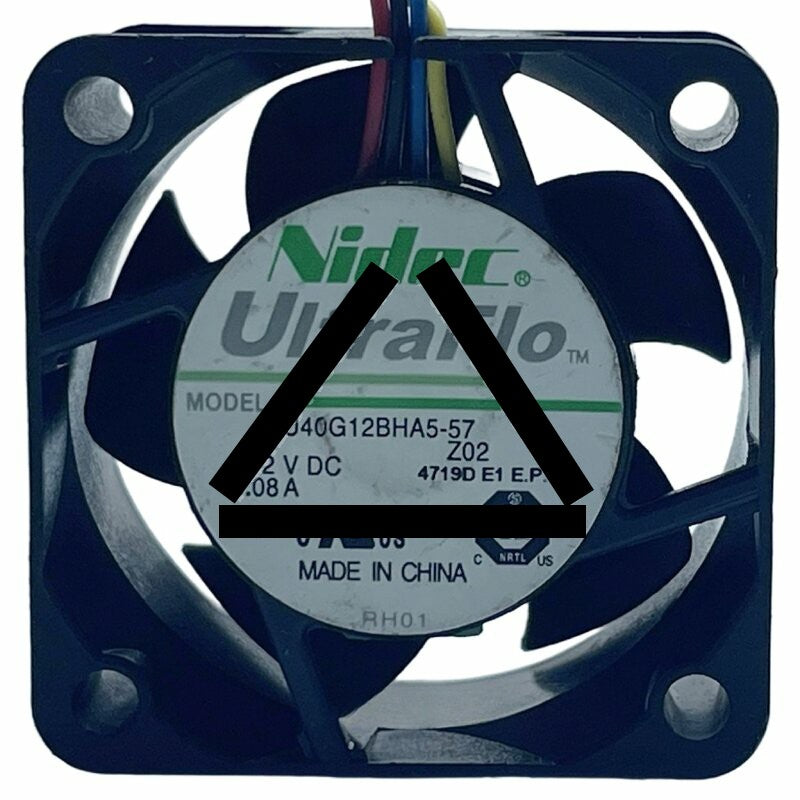 Nidec UltraFlo U40G12BHA5-57 DC 12V 0.08A 4 Wires Axial Cooling Fan