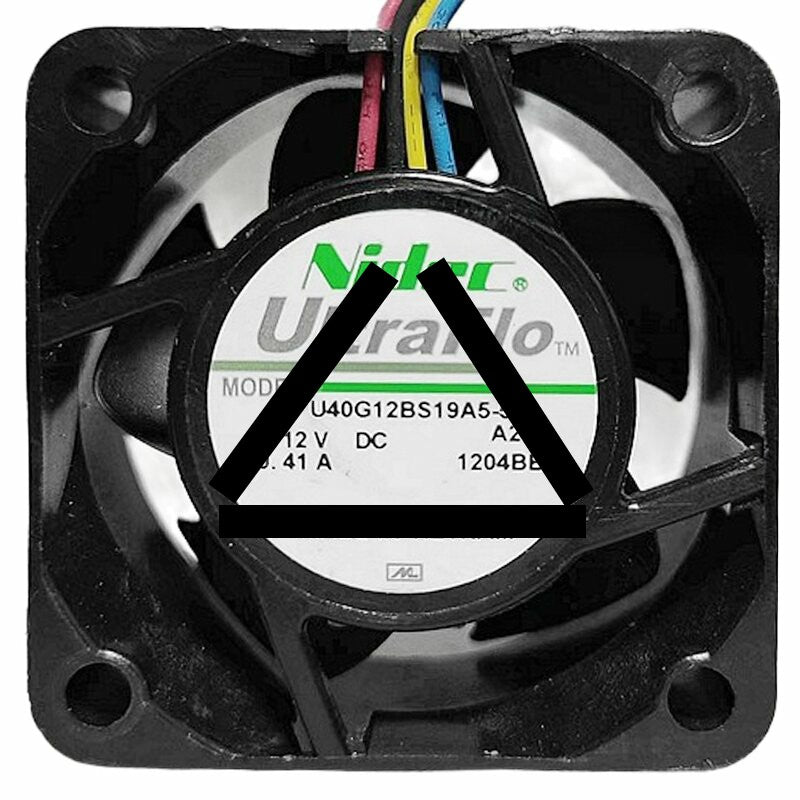 Nidec UltraFlo U40G12BS19A5-57 DC 12V 0.41A 4 Wires 4020 PWM Axial Fan