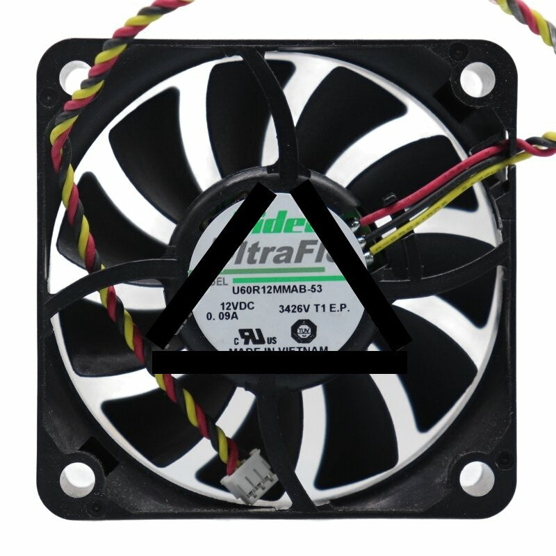 Nidec UltraFlo U60R12MMAB-53 DC 12V 0.09A 6015 Axial Cooling Fan