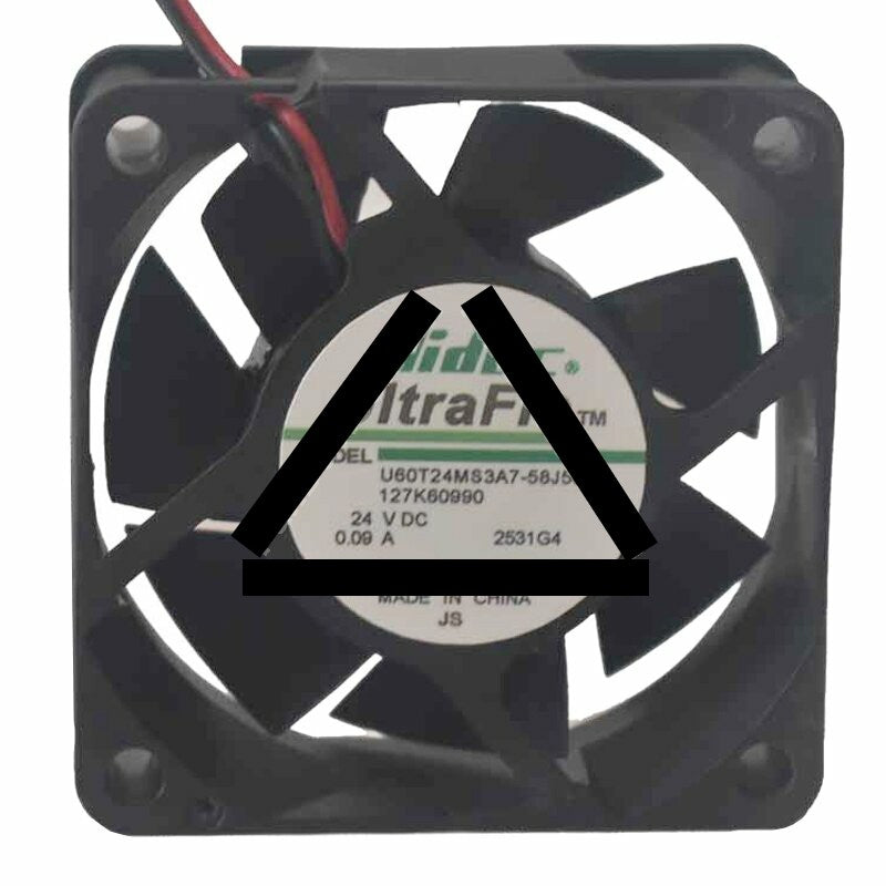 Nidec UltraFlo U60T24MS3A7-58J561 DC 24V 0.09A 6025 Axial Cooling Fan