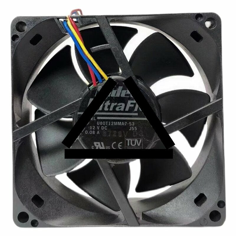 Nidec UltraFlo U80T12MMA7-53 DC 12V 0.08A 8025 Axial Cooling Fan