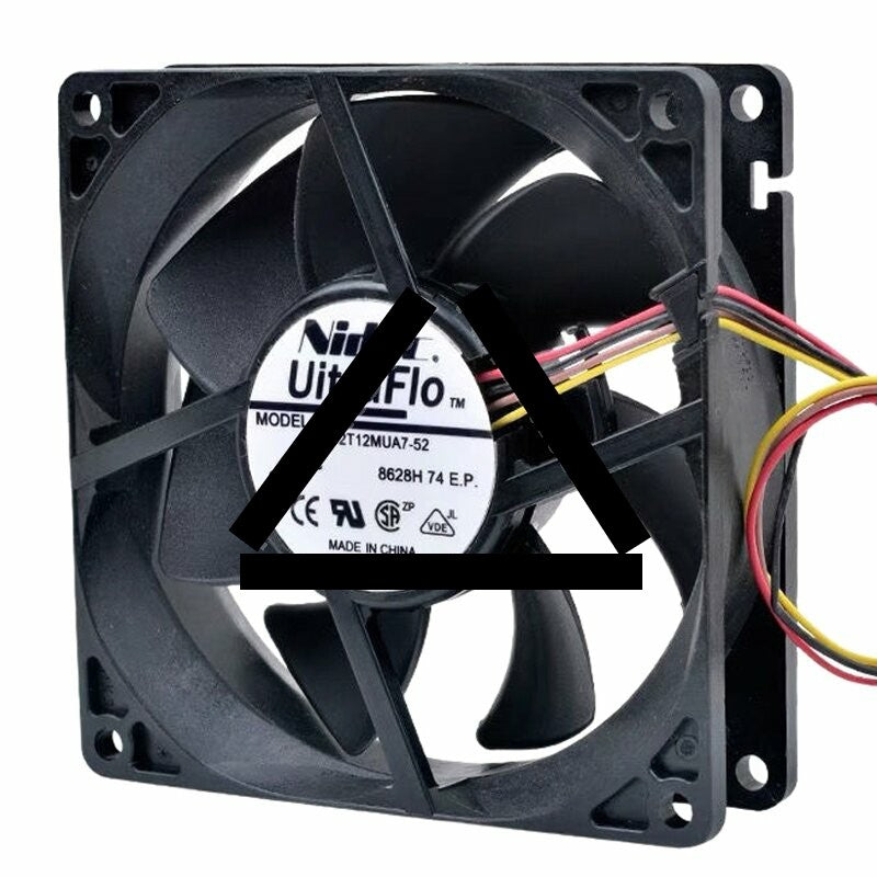 Nidec UltraFlo U92T12MUA7-52 DC 12V 0.25A 9025 Axial Cooling Fan
