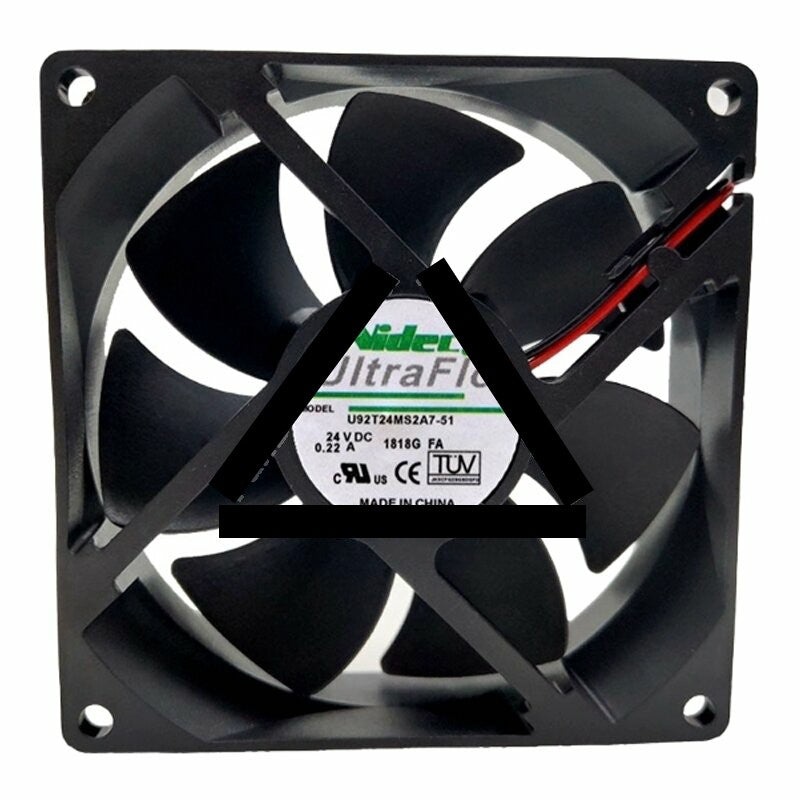 Nidec UltraFlo U92T24MS2A7-51 DC 24V 0.22A 9025 Axial Cooling Fan
