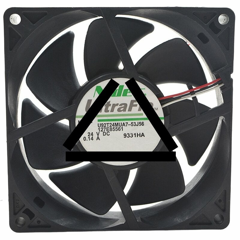Nidec UltraFlo U92T24MUA7-53J56 DC 24V 0.14A 9025 Axial Cooling Fan