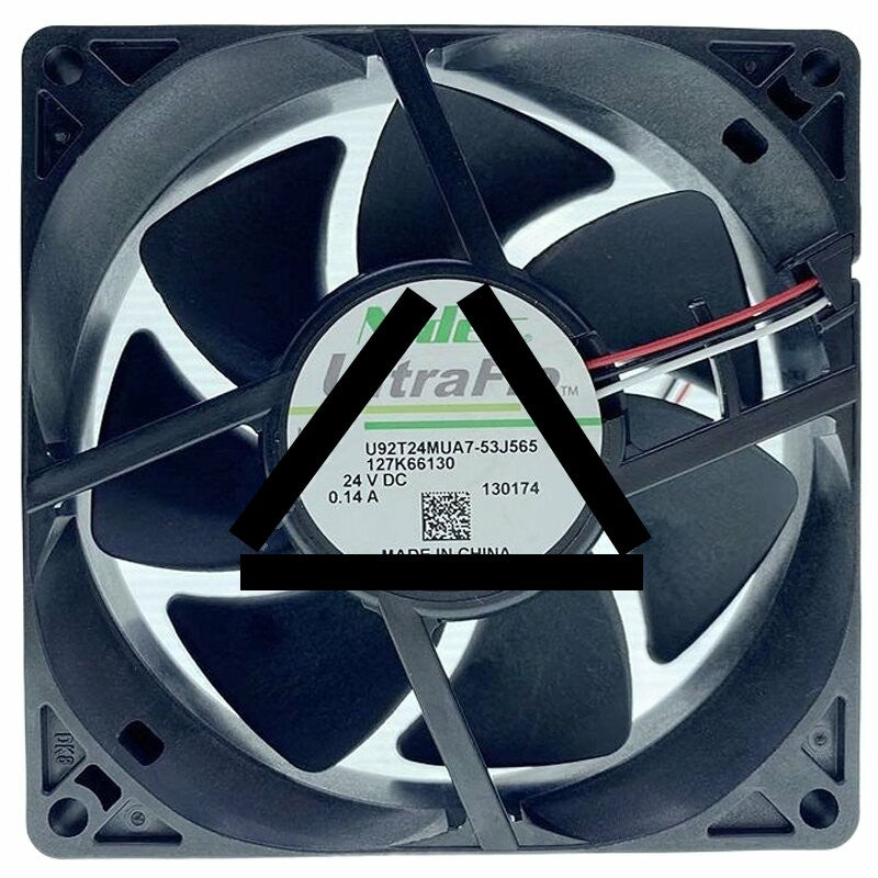 Nidec UltraFlo U92T24MUA7-53J565 DC 24V 0.14A 3 Wires 9225 Axial Fan