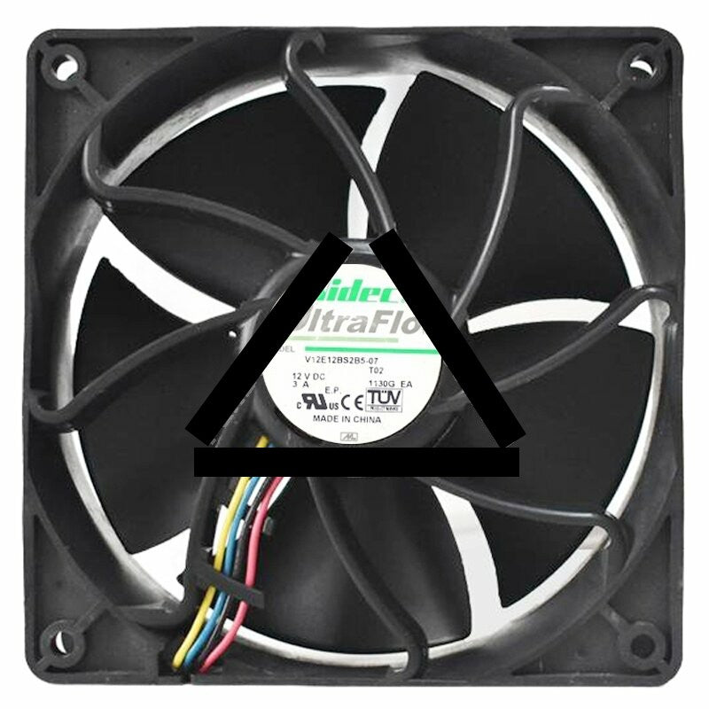 Nidec UltraFlo V12E123BS2B5-07 DC 12V 3A 4 Wires Axial Cooling Fan