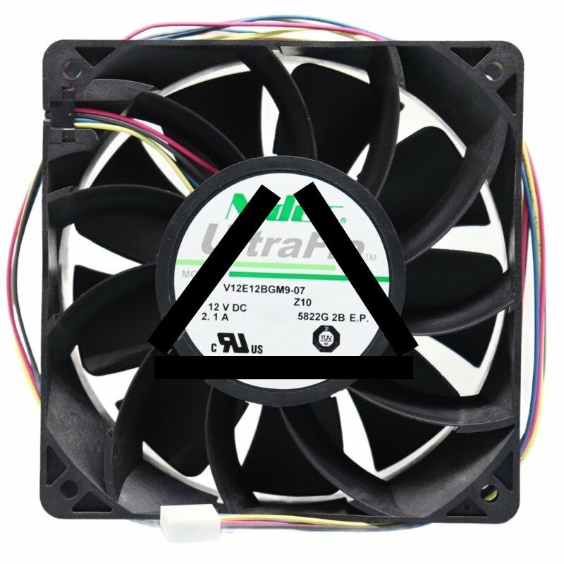 Nidec UltraFlo V12E12BGM9-07 DC 12V 2.1A 12038 Axial Cooling Fan