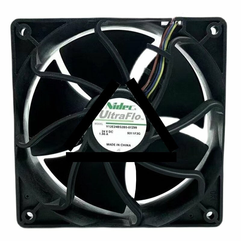 Nidec UltraFlo V12E24BS2B5-07Z99 DC 24V 1.66A 12038 Axial Cooling Fan