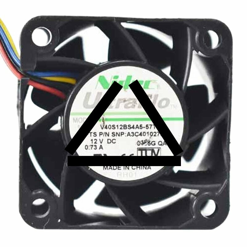 Nidec UltraFlo V40S12BS4A5-57T09 DC 12V 0.73A 4028 Axial Cooling Fan