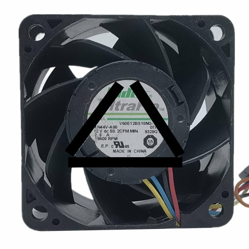Nidec UltraFlo V60E12BS10M3-07A02 DC 12V 2.0A 6038 Axial Cooling Fan