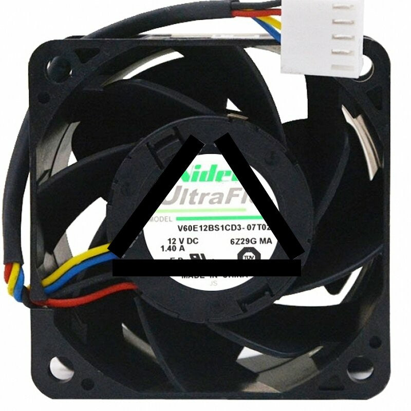 Nidec UltraFlo V60E12BS1CD3-07T02 DC 12V 1.40A 4 Wires PWM Axial Fan