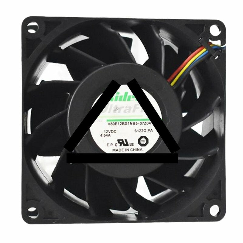 Nidec UltraFlo V80E12BS1NB5-07Z04 DC 12V 4.54A 8038 Axial Cooling Fan