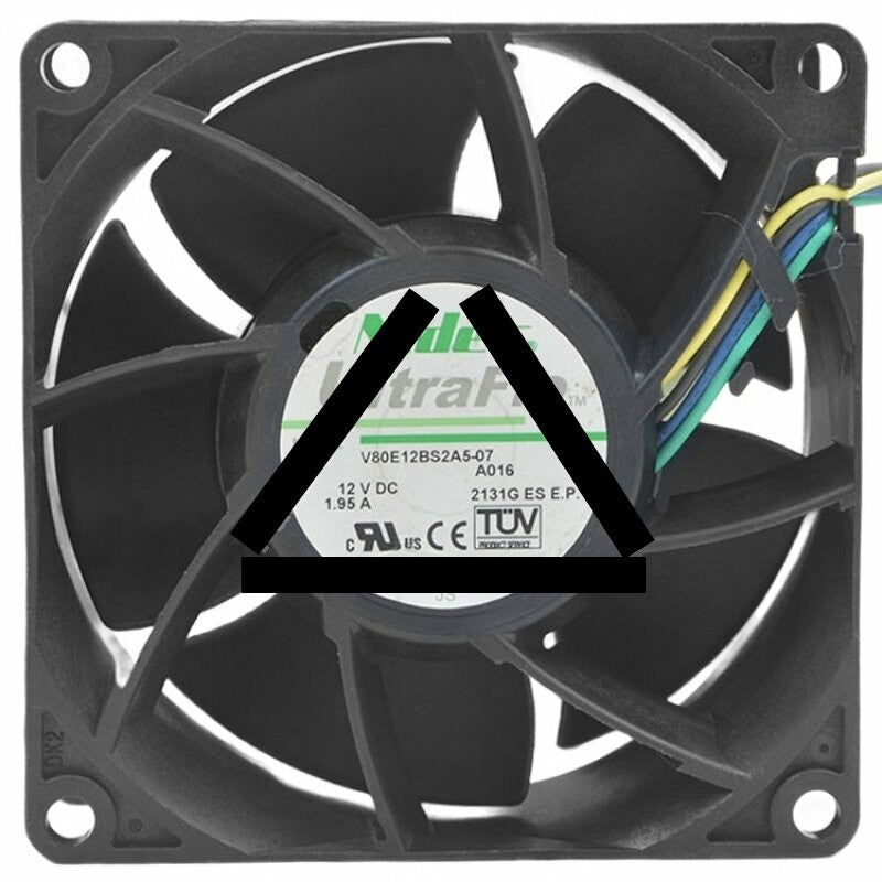 Nidec UltraFlo V80E12BS2A5-07A016 DC 12V 1.95A Axial Cooling Fan