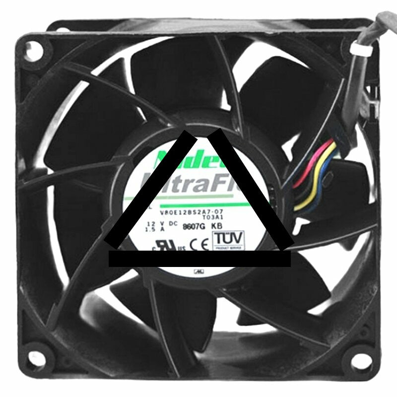 Nidec UltraFlo V80E12BS2A7-07 DC 12V 1.5A 4 Wires Axial Cooling Fan