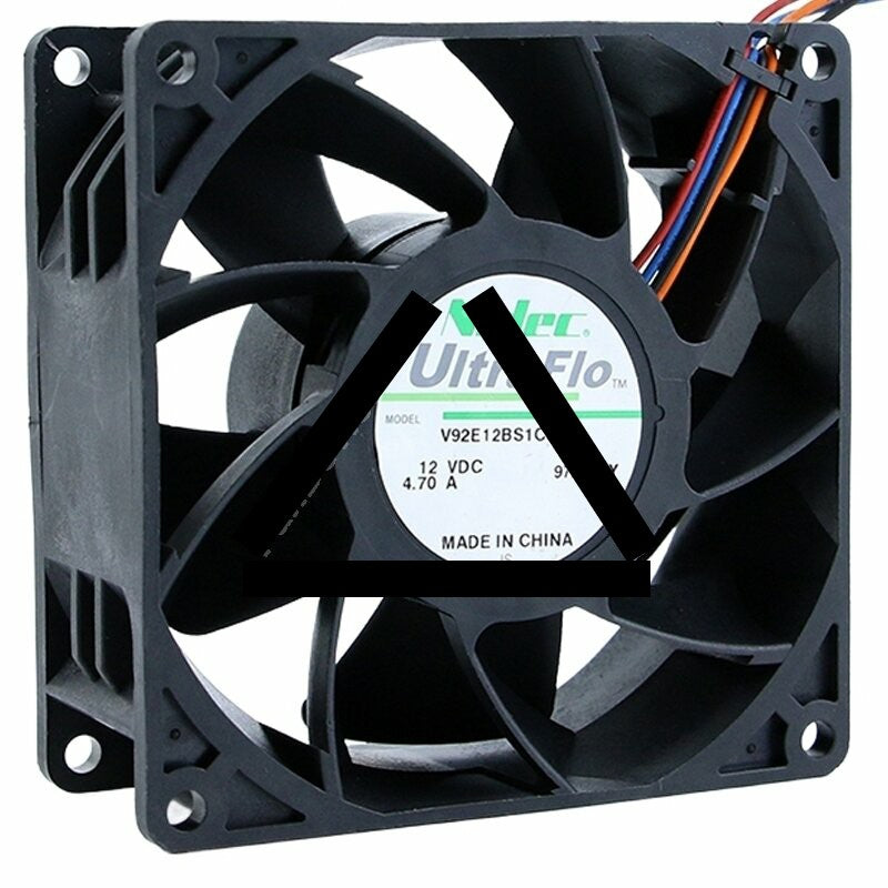 Nidec UltraFlo V92E12BS1C5-07T02 DC 12V 4.70A 9238 Axial Cooling Fan