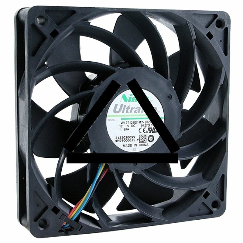 Nidec UltraFlo W12T12BS1M7-20Z04 DC 12V 1.80A Axial Cooling Fan
