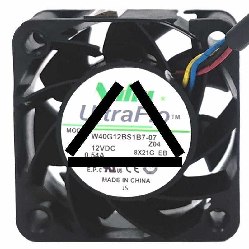 Nidec UltraFlo W40G12BS1B7-07 DC 12V 0.54A 4 Wires Axial Cooling Fan