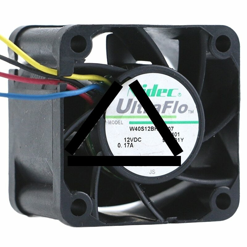 Nidec UltraFlo W40S12BHA5-07 DC 12V 0.17A Axial Cooling Fan
