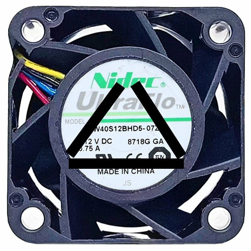 Nidec UltraFlo W40S12BHD5-07Z76 DC 12V 0.75A 4028 Axial Cooling Fan