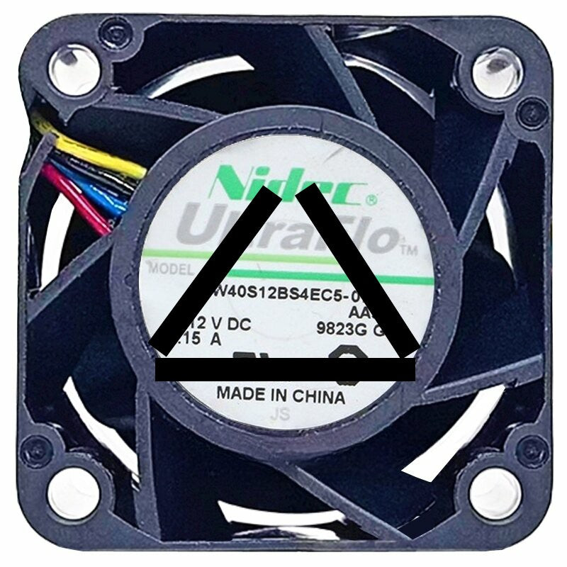 Nidec UltraFlo W40S12BS4EC5-07AA5 DC 12V 2.15A 4028 Axial Cooling Fan