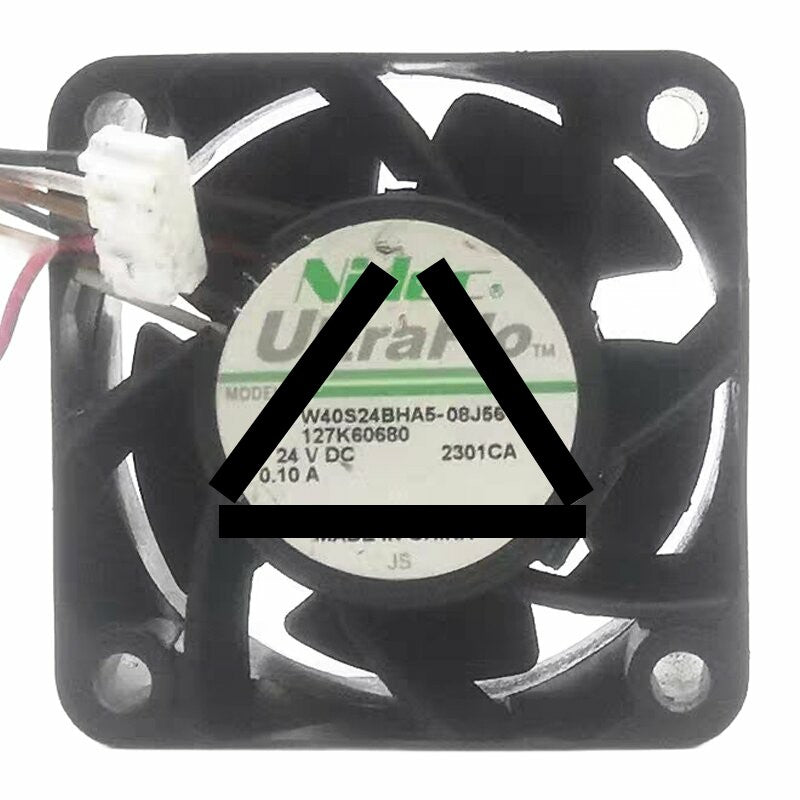 Nidec UltraFlo W40S24BHA5-08J56 DC 24V 0.10A 4028 Axial Cooling Fan
