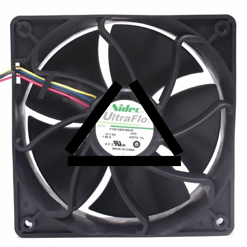 Nidec V12E12BS1B5-07 DC 12V 1.85A 2 Wires / 3 Wires / 4 Wires Axial Cooling Fan
