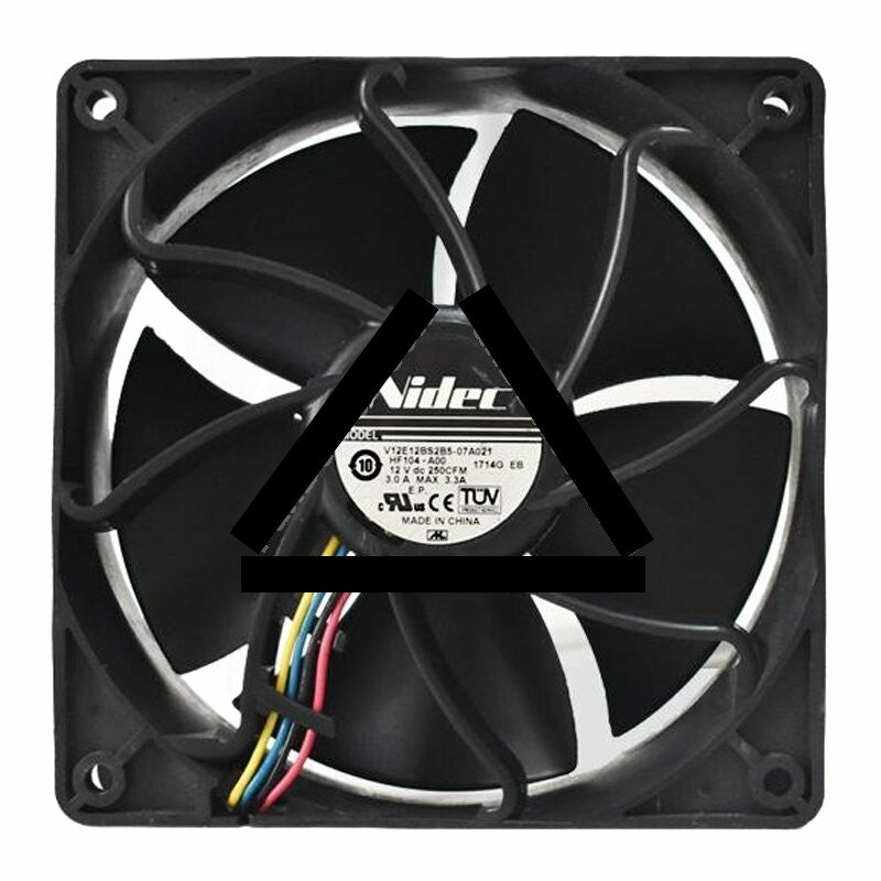 Nidec V12E12BS2B5-07A021 DC 12V 3.0A 12038 Axial Cooling Fan
