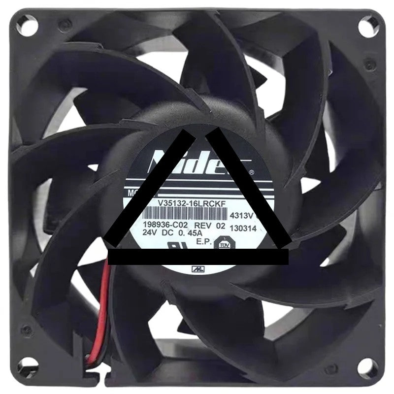 Nidec V35132-16LRCKF DC 24V 0.45A 2 Wires Axial Cooling Fan
