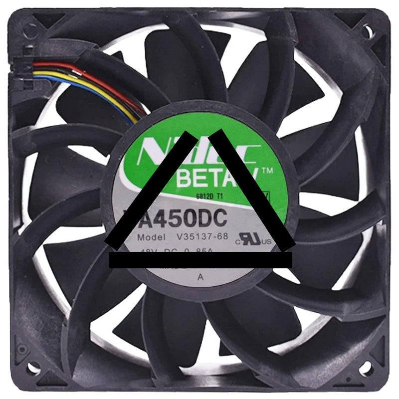 Nidec V35137-68 48V 0.85A 3 / 4 Wires Axial Cooling Fan
