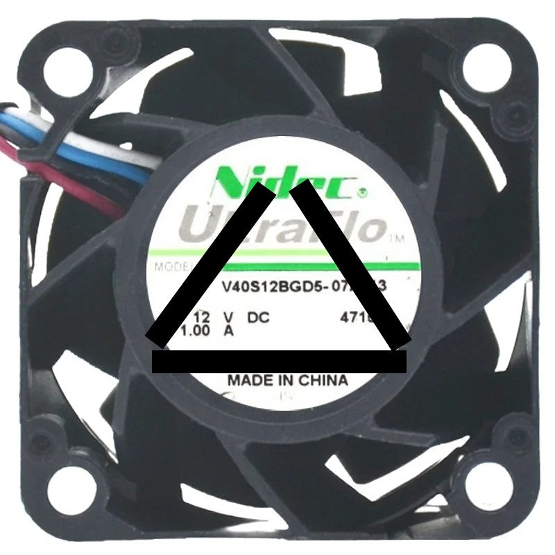 Nidec V40S12BGD5-07A213 12V 1.00A 4 Wires PWM Cooling Fan
