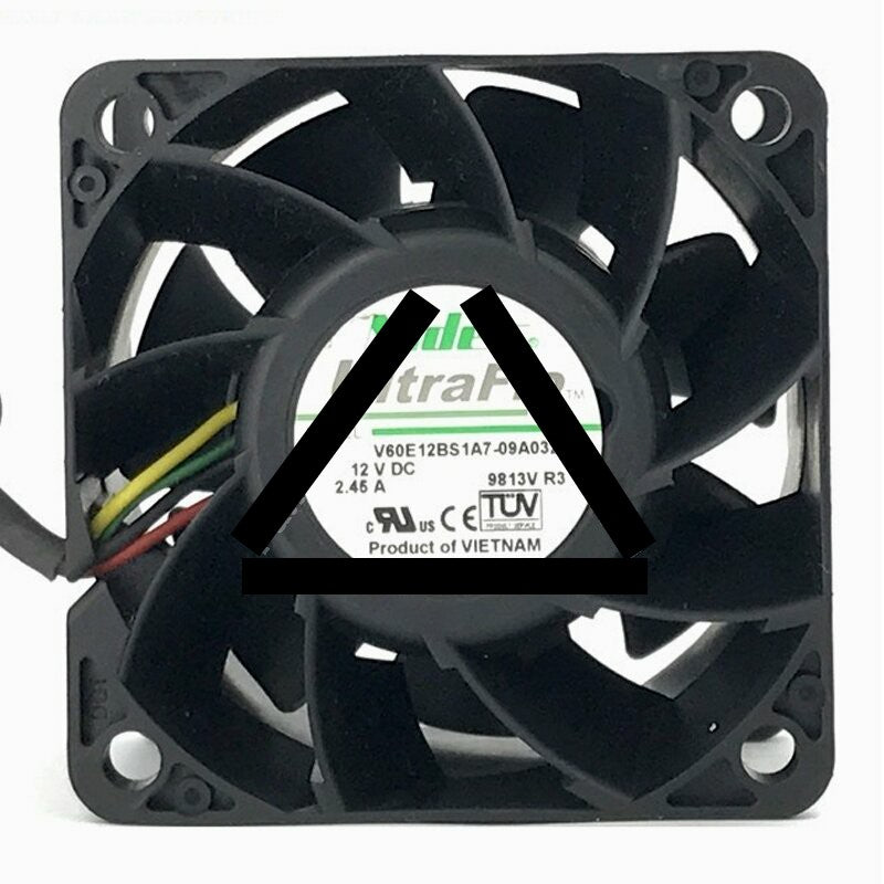 Nidec V60E12BS1A7-09A032 DC 12V 2.45A 2 Wires / 3 Wires / 4 Wires Axial Cooling Fan