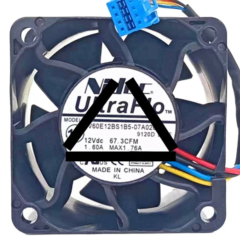 Nidec V60E12BS1B5-07A026 12V 1.60A 4 Wires Cooling Fan
