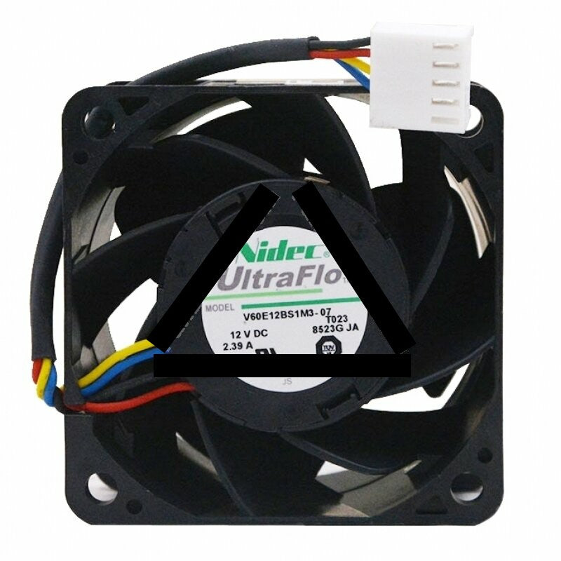 Nidec V60E12BS1M3-07 DC 12V 2.39A 2 Wires / 3 Wires / 4 Wires Axial Cooling Fan