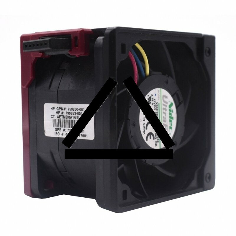 Nidec V60E12BS1M3-08T062 DC 12V 2.39A 4 Wires Axial Cooling Fan