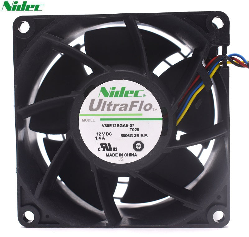 NIDEC V80E12BGA5-07 12V 1.4A intelligent cooling fan