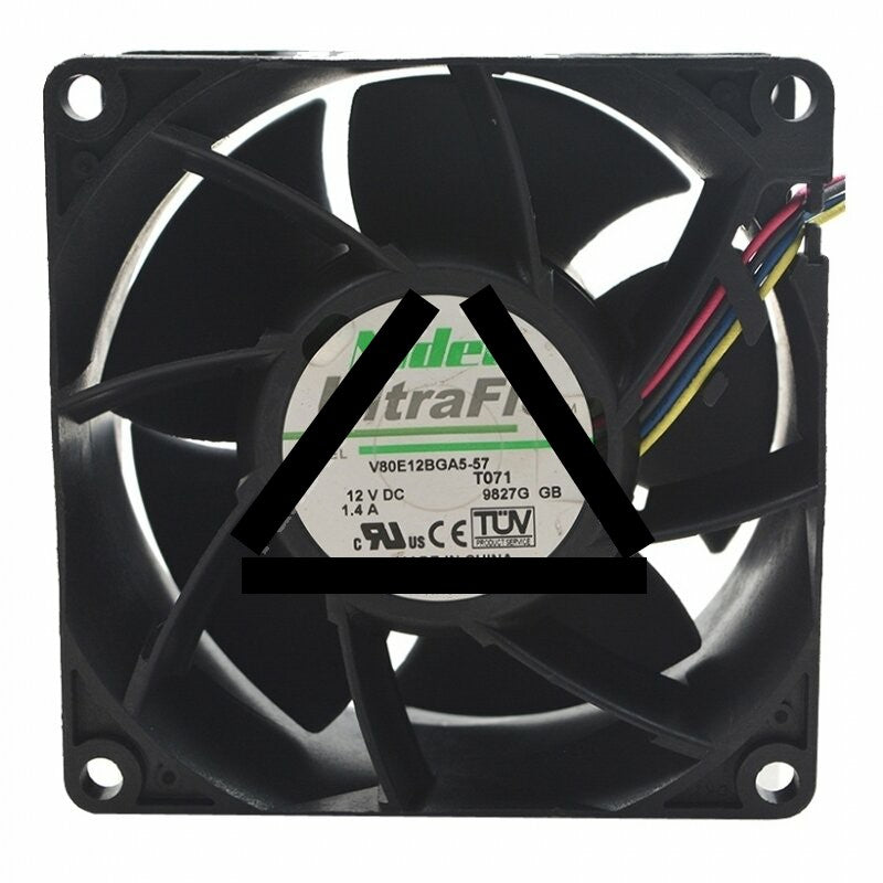 Nidec V80E12BGA5-57 DC 12V 1.4A 2 Wires / 3 Wires / 4 Wires Axial Cooling Fan